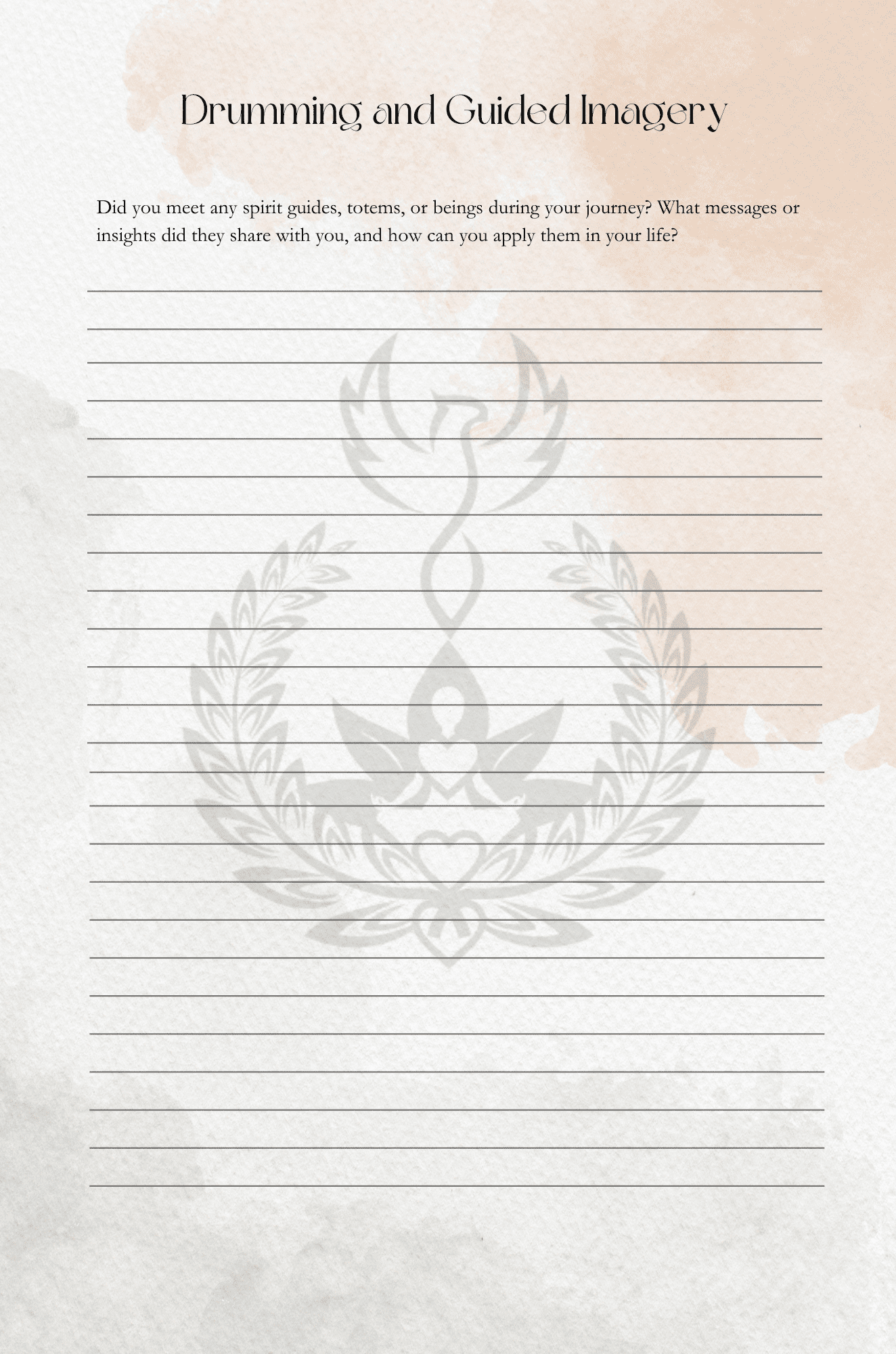 The Tapping In: Inspirational Digital Workbook Tapping Into Higher States Workbook