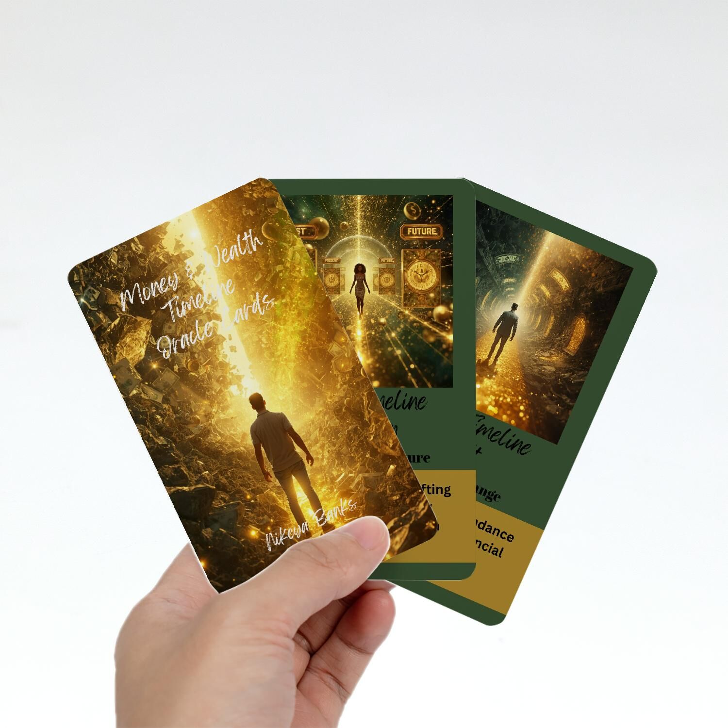 Money & Wealth Timeline Oracle Cards (2.75" × 4.75") Money & Wealth Timeline