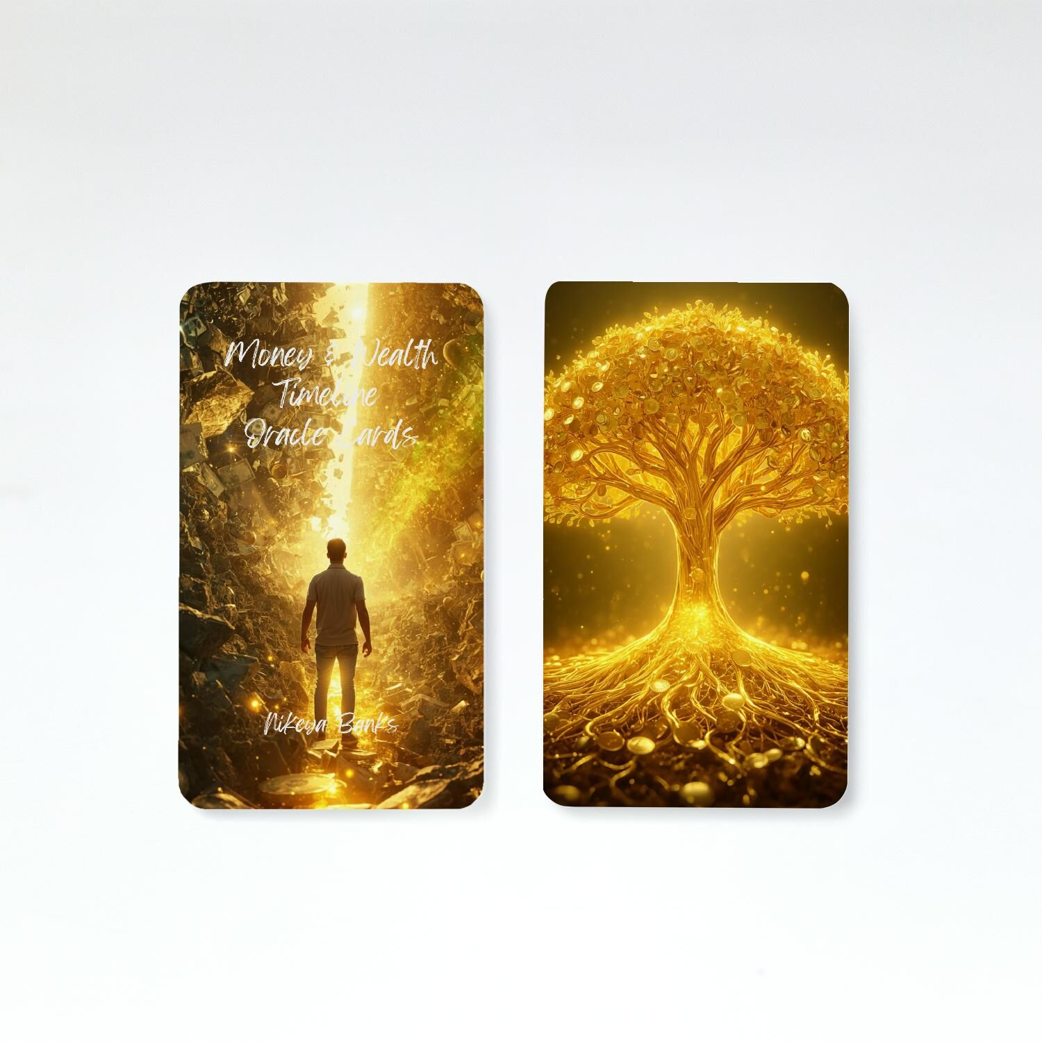 Money & Wealth Timeline Oracle Cards (2.75" × 4.75") Money & Wealth Timeline