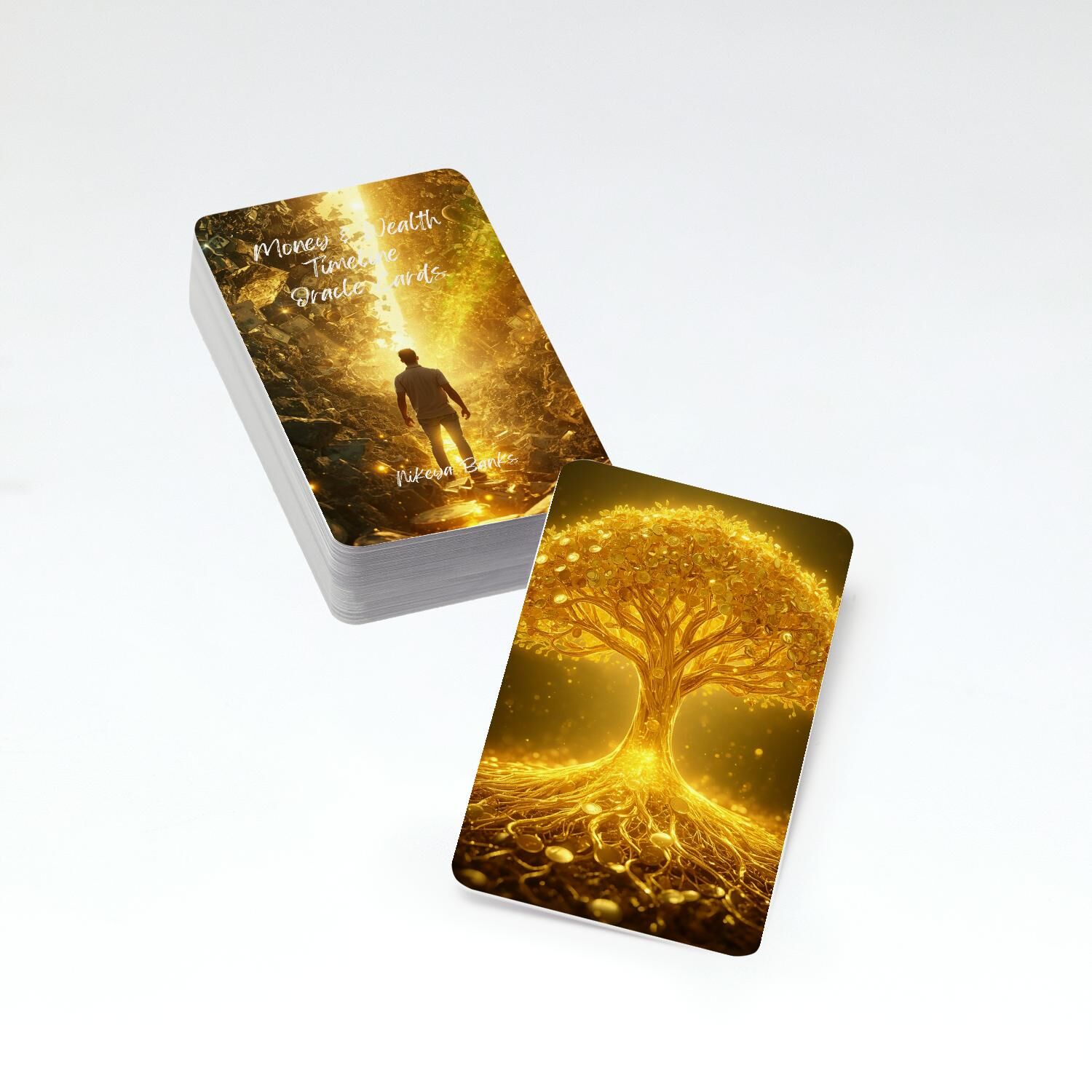 Money & Wealth Timeline Oracle Cards (2.75" × 4.75") Money & Wealth Timeline